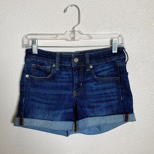 American Eagle Midi Denim Shorts